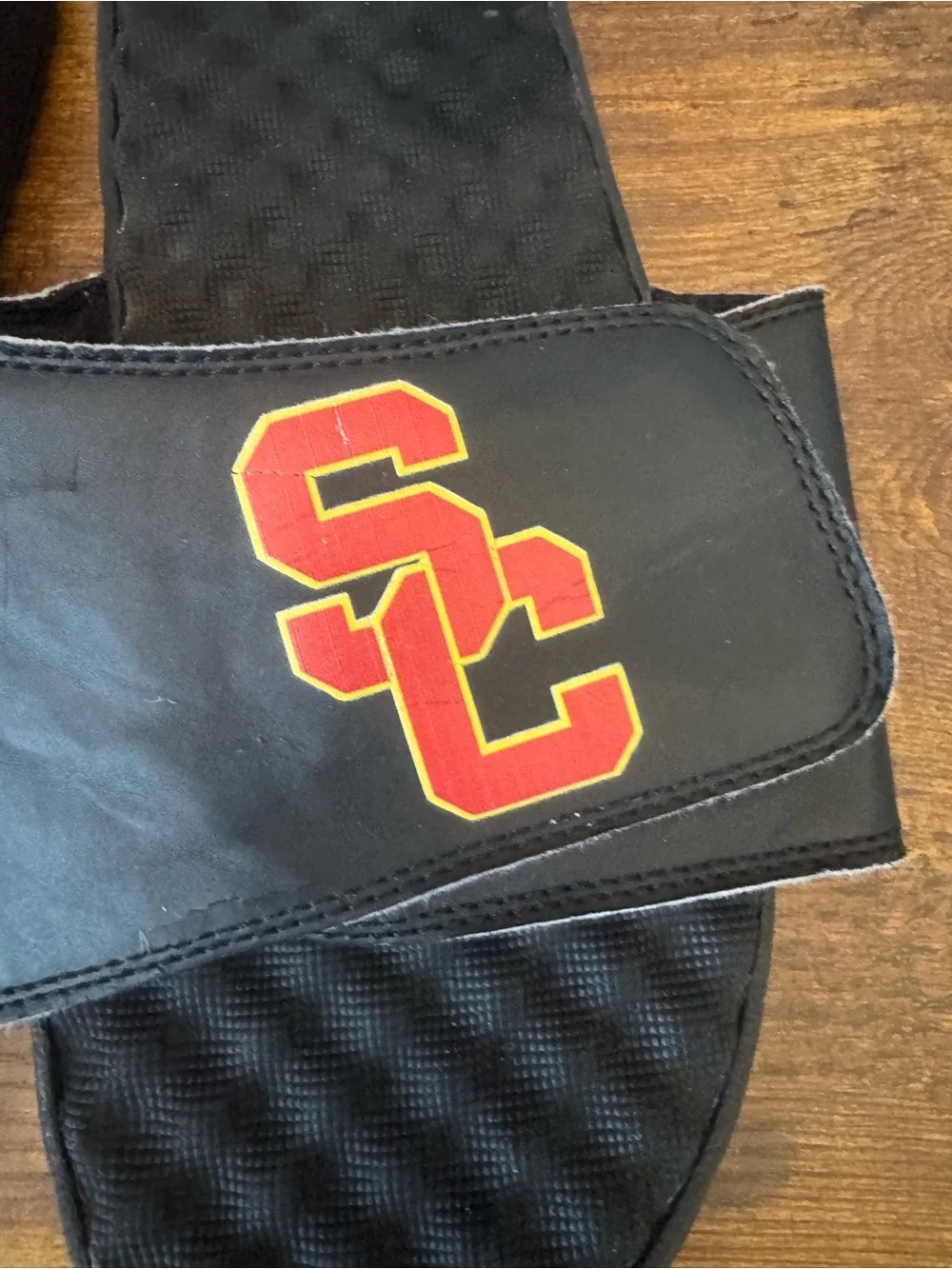 ISlide USC Trojans Slide Sandals Black Adjustable NCAA College‎ Men Size 11